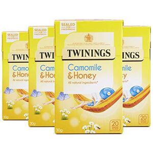 Twinings Camomile and Honey 80 Tea Bags (Multipack of 4 x 20 Bags) Twinings Camomile and Honey 80 Tea Bags (Multipack of 4 x 20 Bags)