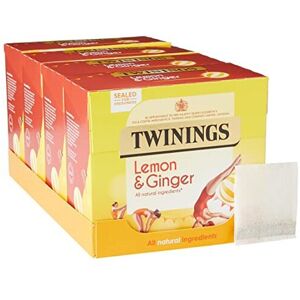 Twinings Lemon & Ginger 320 Tea Bags (Multipack of 4 x 80 Tea Bags) Twinings Lemon & Ginger 320 Tea Bags (Multipack of 4 x 80 Tea Bags)