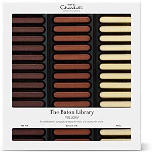 Hotel Chocolat Milk To White Chocolate Baton Library Chocolate Box, 365g Hotel Chocolat Milk To White Chocolate Baton Library Chocolate Box, 365g