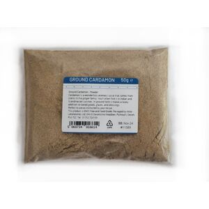 Intralabs Ground Cardamom Powder - Premium 50g, Aromatic Spice for Baking, Beverages, and Intralabs Ground Cardamom Powder - Premium 50g, Aromatic Spice for Baking, Beverages, and