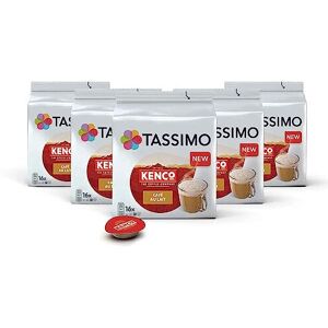 Tassimo Kenco Café au Lait Coffee Pods x16 (Pack of 5, Total 80 Capsules) Tassimo Kenco Café au Lait Coffee Pods x16 (Pack of 5, Total 80 Capsules)