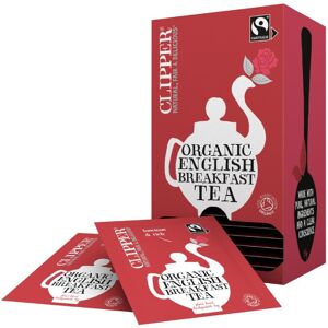 Clipper Fairtrade Organic Speciality English Breakfast Tea Bag Envelopes (Pack 2 Clipper Fairtrade Organic Speciality English Breakfast Tea Bag Envelopes (Pack 2