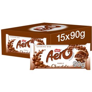 Aero Bubbly Milk Chocolate Sharing Bars, 15 x 90 g Aero Bubbly Milk Chocolate Sharing Bars, 15 x 90 g