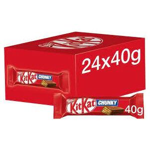 KidzBuzz Kitkat Chunky Milk Chocolate (40g X 24 Pcs) KidzBuzz Kitkat Chunky Milk Chocolate (40g X 24 Pcs)