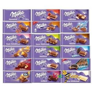 KidzBuzz Mixed Flavours MILKA Chocolate Random Bars Delicious Tasty (Pack OF 6) KidzBuzz Mixed Flavours MILKA Chocolate Random Bars Delicious Tasty (Pack OF 6)