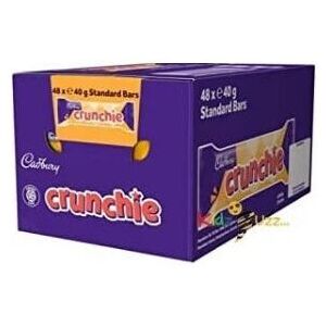 Cadbury Crunchie Chocolate Bar 40g each (pack of 24) Cadbury Crunchie Chocolate Bar 40g each (pack of 24)