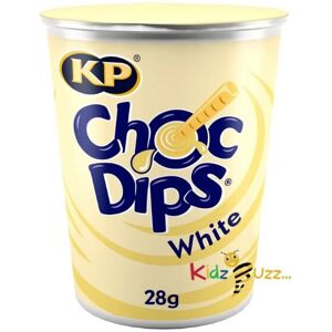 KidzBuzz KP Choc Dips 28g - White Chocolate (pack of 12) KidzBuzz KP Choc Dips 28g - White Chocolate (pack of 12)