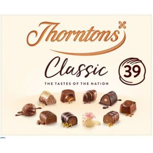 KidzBuzz Thorntons Classic Collection Of Milk, Dark & White Chocolate 449G KidzBuzz Thorntons Classic Collection Of Milk, Dark & White Chocolate 449G