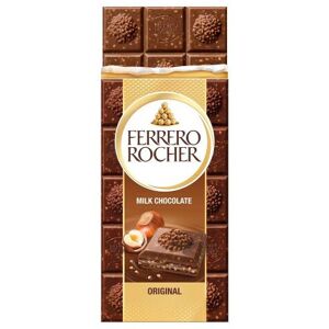 Ferrero Rocher Original Milk Chocolate Bar 90G (Pack of 3) Ferrero Rocher Original Milk Chocolate Bar 90G (Pack of 3)