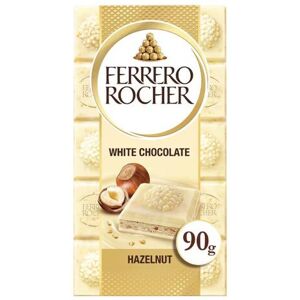 Ferrero Rocher White Chocolate & Hazelnut Bar 90G (Pack of 5) Ferrero Rocher White Chocolate & Hazelnut Bar 90G (Pack of 5)