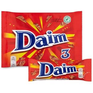 KidzBuzz Daim Chocolate Bar 3X28g (Pack of 3) KidzBuzz Daim Chocolate Bar 3X28g (Pack of 3)
