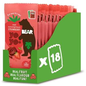 Brand: fluffy Bear Head Gift idea for Bear & Animal Lover BEAR Strawberry Yoyos - Dried Fruit Rolls - Healthy Kids Snack - Vegan - 20g (18 Brand: fluffy Bear Head Gift idea for Bear & Animal Lover BEAR Strawberry Yoyos - Dried Fruit Rolls - Healthy Kids Snack - Vegan - 20g (18