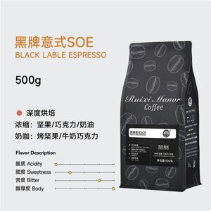 nobrand (Black card/depth baking, Non-grinding-500g) Black Card Italian Coffee Beans Dee nobrand (Black card/depth baking, Non-grinding-500g) Black Card Italian Coffee Beans Dee