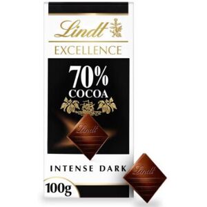 (Pack of 5)Lindt Excellence Dark 70% Cocoa Chocolate Bar 100G (Pack of 5)Lindt Excellence Dark 70% Cocoa Chocolate Bar 100G