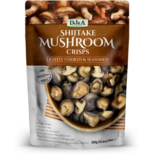 DJ&A Shiitake Mushroom Crisps 300g DJ&A Shiitake Mushroom Crisps 300g