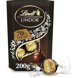 Lindt Lindor 70% Chocolate Truffles Box Approx 16 balls, 200g Chocolate Truffl Lindt Lindor 70% Chocolate Truffles Box Approx 16 balls, 200g Chocolate Truffl