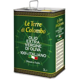 Le Terre di Colombo ? 100% Italian Extra Virgin Olive Oil - Tin - 3 L Le Terre di Colombo ? 100% Italian Extra Virgin Olive Oil - Tin - 3 L