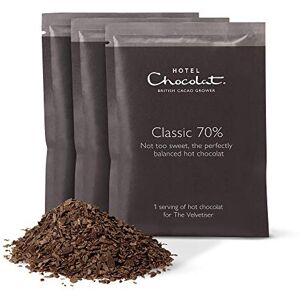 Hotel Chocolat 70 Percent Classic Hot Chocolate (pack of 20 Single Serve Sachets Hotel Chocolat 70 Percent Classic Hot Chocolate (pack of 20 Single Serve Sachets