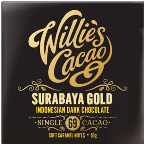 Johnson,-Blind-Willie WILLIE'S CACAO Surabaya Gold 69 Indonesian Dark Chocolate50g (Pack of 12) Johnson,-Blind-Willie WILLIE'S CACAO Surabaya Gold 69 Indonesian Dark Chocolate50g (Pack of 12)
