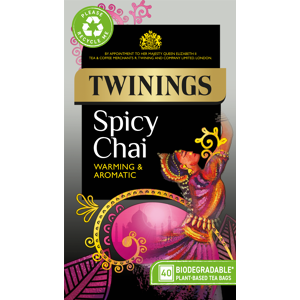 TWININGS Spicy Chai Teabags 40's (Pack of 4) TWININGS Spicy Chai Teabags 40's (Pack of 4)
