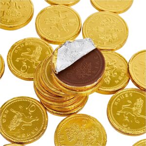 Sweet Treat Gifting Co. 50 Milk Chocolate Gold Coins Christmas Party Bag Chocolate Sweets by The Sweet T Sweet Treat Gifting Co. 50 Milk Chocolate Gold Coins Christmas Party Bag Chocolate Sweets by The Sweet T
