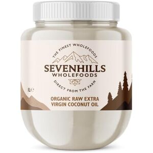 Sevenhills Wholefoods 1L Organic Extra Virgin Raw Coconut Oil (Cold-Pressed), Recyclable Plastic Tub, Sevenhills Wholefoods 1L Organic Extra Virgin Raw Coconut Oil (Cold-Pressed), Recyclable Plastic Tub,