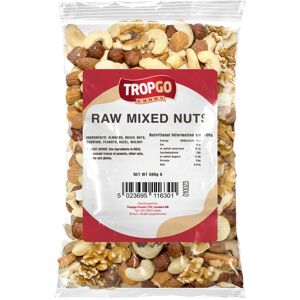 Tropgo Raw Mixed Nuts - 500g Nut Snacks - Packed Fresh, Healthy Jumbo Nuts with Fibre, Tropgo Raw Mixed Nuts - 500g Nut Snacks - Packed Fresh, Healthy Jumbo Nuts with Fibre,