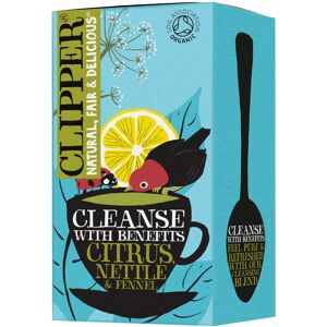 Clipper Organic Citrus, Nettle & Fennel Tea 80 Cleanse with Benefits Infusion Teabags Clipper Organic Citrus, Nettle & Fennel Tea 80 Cleanse with Benefits Infusion Teabags
