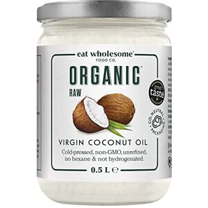 Eat Wholesome Food Co. Eat Wholesome Organic Virgin Coconut Oil, Raw Cold-Pressed, 500 ml, Glass Jar in Eat Wholesome Food Co. Eat Wholesome Organic Virgin Coconut Oil, Raw Cold-Pressed, 500 ml, Glass Jar in