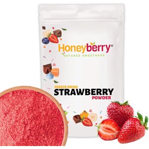 Honeyberry Freeze Dried Strawberry Powder 100g - Freeze Dried Fruit Powder - 100% Natural, Honeyberry Freeze Dried Strawberry Powder 100g - Freeze Dried Fruit Powder - 100% Natural,