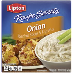 Lipton Recipe Secrets Onion Recipe Soup & Dip Mix 56.7g Box Lipton Recipe Secrets Onion Recipe Soup & Dip Mix 56.7g Box