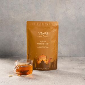 Vayu Tea & Blends Vayu Tea Indian Masala Chai (100% Assam Chai) Loose Leaf Pouch of 180 grams Vayu Tea & Blends Vayu Tea Indian Masala Chai (100% Assam Chai) Loose Leaf Pouch of 180 grams