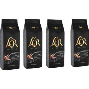 L'OR Espresso Onyx Whole Coffee Beans 500g - (Pack of 4) L'OR Espresso Onyx Whole Coffee Beans 500g - (Pack of 4)