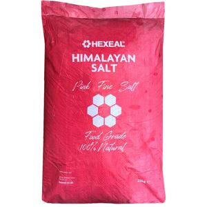 Hexeal Himalayan Pink Salt 25kg – 25kg Bag of 100% Natural Fine Food Grade Salt Hexeal Himalayan Pink Salt 25kg – 25kg Bag of 100% Natural Fine Food Grade Salt
