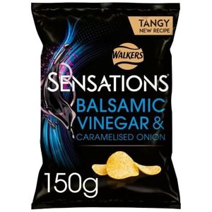 KidzBuzz (Pack Of 2) Walkers Sensations Balsamic Vinegar & Onion 150g KidzBuzz (Pack Of 2) Walkers Sensations Balsamic Vinegar & Onion 150g