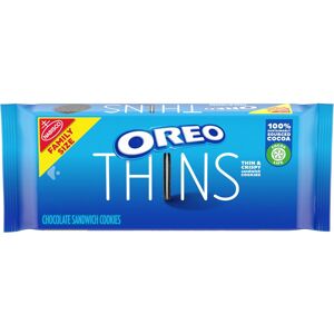 Oreo Thins Chocolate Sandwich Cookies - Family Size, 13.1 oz - Crisp, Delicate T Oreo Thins Chocolate Sandwich Cookies - Family Size, 13.1 oz - Crisp, Delicate T