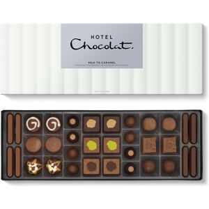 Hotel Chocolat Milk to Caramel Sleekster 340g - 34-Piece Milk and Caramel Chocol Hotel Chocolat Milk to Caramel Sleekster 340g - 34-Piece Milk and Caramel Chocol