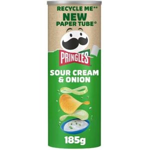 KidzBuzz (Pack Of 2) Pringles Sour Cream & Onion 185g KidzBuzz (Pack Of 2) Pringles Sour Cream & Onion 185g