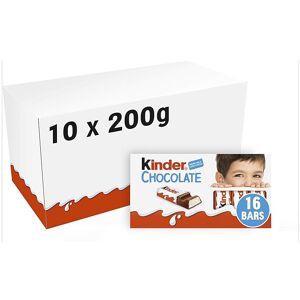 Kinder Pack of 10 x 200g Chocolate Small Bars Bulk Chocolate Gift Box Fine Milk Kinder Pack of 10 x 200g Chocolate Small Bars Bulk Chocolate Gift Box Fine Milk