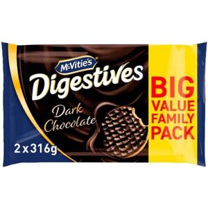 KidzBuzz (Pack Of 6) McVitie's Dark Chocolate Digestive Biscuits 2x316g KidzBuzz (Pack Of 6) McVitie's Dark Chocolate Digestive Biscuits 2x316g