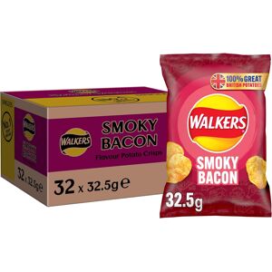 Walkers Smoky Bacon Crisps 32 x 32.5g Walkers Smoky Bacon Crisps 32 x 32.5g
