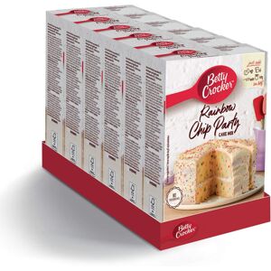 Betty Crocker Betty Crocker Rainbow Chip Party Cake Mix 425g (pack of 6) Betty Crocker Betty Crocker Rainbow Chip Party Cake Mix 425g (pack of 6)