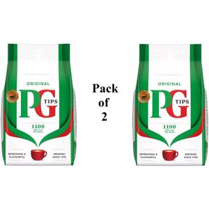 (Pack Of 2 ) PG Tips 1100 Original Bag Catering One Cup Tea Bags 2.2kg (Pack Of 2 ) PG Tips 1100 Original Bag Catering One Cup Tea Bags 2.2kg