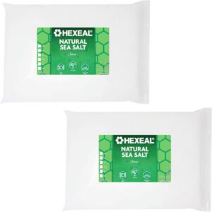 Hexeal Natural Sea Salt - 2 x 5kg Bags of Food Grade Coarse Sea Salt Hexeal Natural Sea Salt - 2 x 5kg Bags of Food Grade Coarse Sea Salt