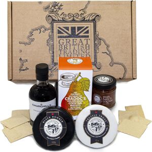 GREAT BRITISH TRADING LIMITED Luxury Cheese and Port Hamper with 2x Snowdonia Cheese Truckles & Chutney, Churc GREAT BRITISH TRADING LIMITED Luxury Cheese and Port Hamper with 2x Snowdonia Cheese Truckles & Chutney, Churc