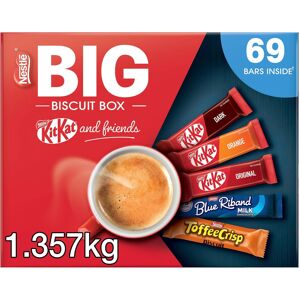 Nestle Nestlé Kitkat and Friends Big Biscuit Box 69 x Chocolate Biscuit Bars - KitKat Nestle Nestlé Kitkat and Friends Big Biscuit Box 69 x Chocolate Biscuit Bars - KitKat