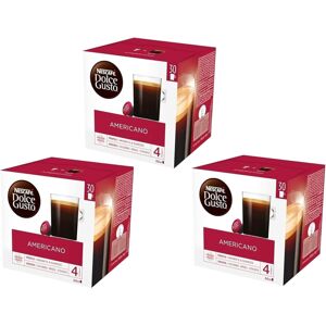 Nescafe NESCAFÉ Dolce Gusto Americano 3x30 Pods (90 Cups) - 100% Arabica, Intensity 4/11 Nescafe NESCAFÉ Dolce Gusto Americano 3x30 Pods (90 Cups) - 100% Arabica, Intensity 4/11