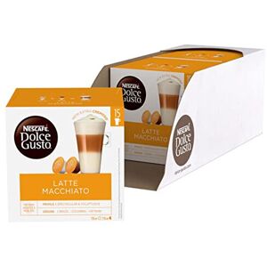 Nescafe Dolce Gusto Latte Macchiato Coffee Pods (Pack of 3, Total 90 Capsules) Nescafe Dolce Gusto Latte Macchiato Coffee Pods (Pack of 3, Total 90 Capsules)