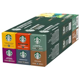 STARBUCKS Discovery Variety Pack by Nespresso, All Roast Types Coffee Capsules 6 STARBUCKS Discovery Variety Pack by Nespresso, All Roast Types Coffee Capsules 6