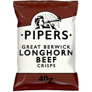 Pipers Great Berwick Longhorn Beef Crisps 40g (Case of 24) Pipers Great Berwick Longhorn Beef Crisps 40g (Case of 24)